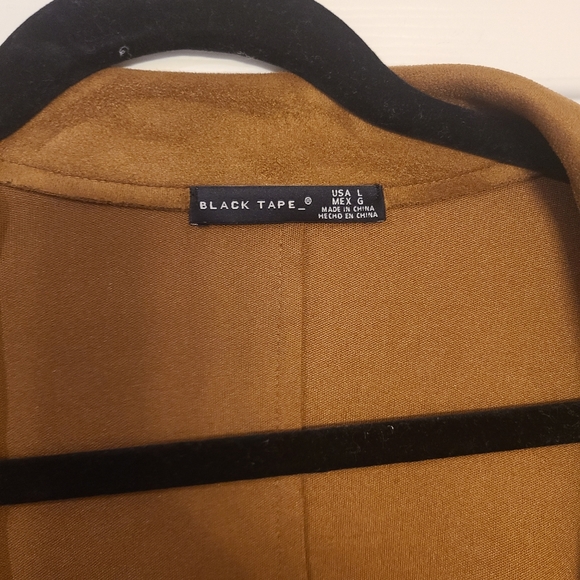 3/$75 - NWOT - Brown Suede Jacket - Black Tape - L - Picture 4 of 5